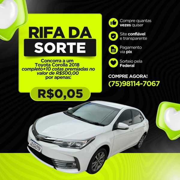 Ação Corolla 2018